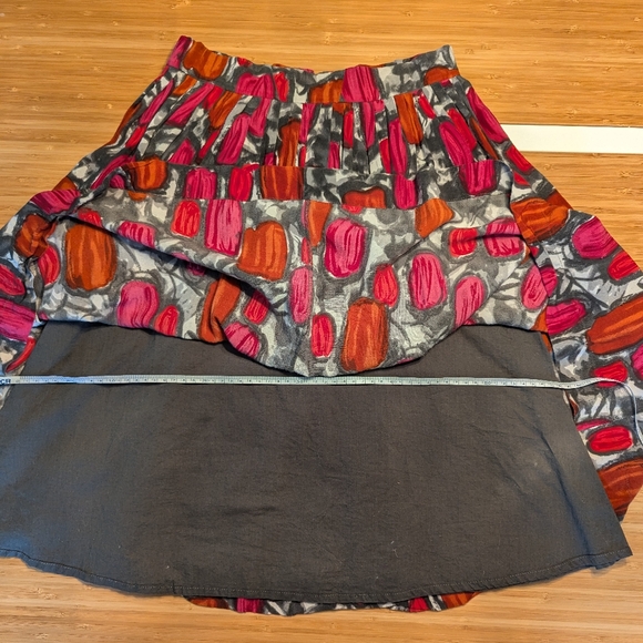 S - handmade floral skirt - Picture 7 of 9